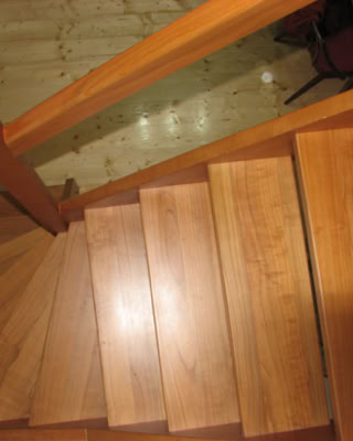 Dřevěné schody obrázek 79