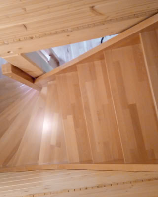 Dřevěné schody obrázek 114